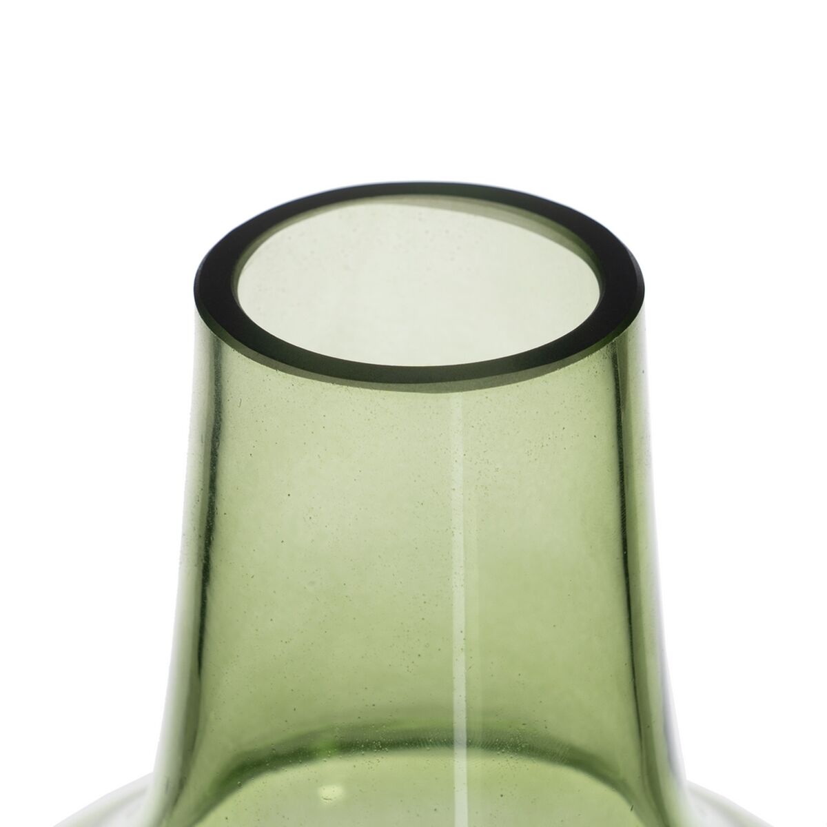 Vase Grønn Krystall 13 x 13 x 19 cm